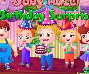 Baby Hazel birthday surprise