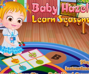 Baby Hazel Learns Seasons