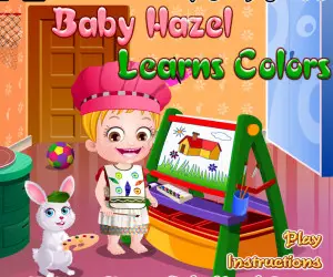 Baby Hazel Learns Colors