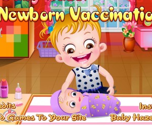 Baby Hazel Newborn Vaccination