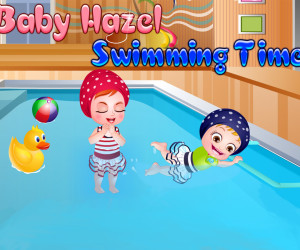 Baby Hazel Swimming Time