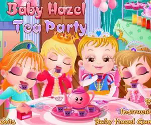 Baby Hazel tea party